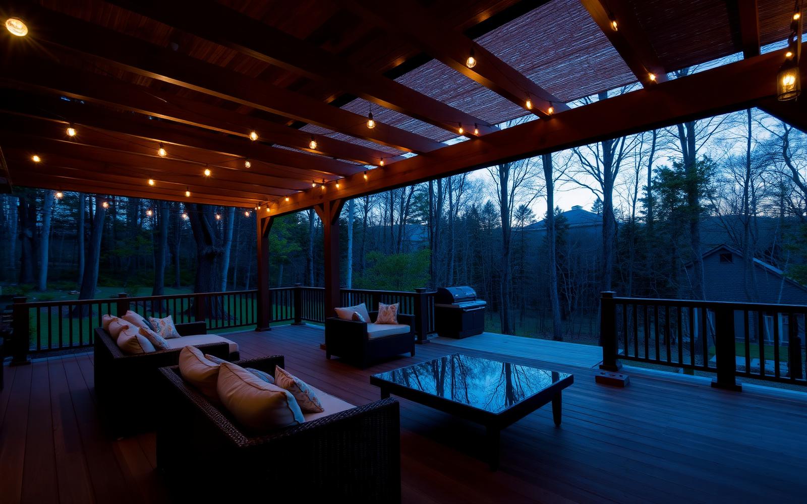 Cedar Pergola Lounge